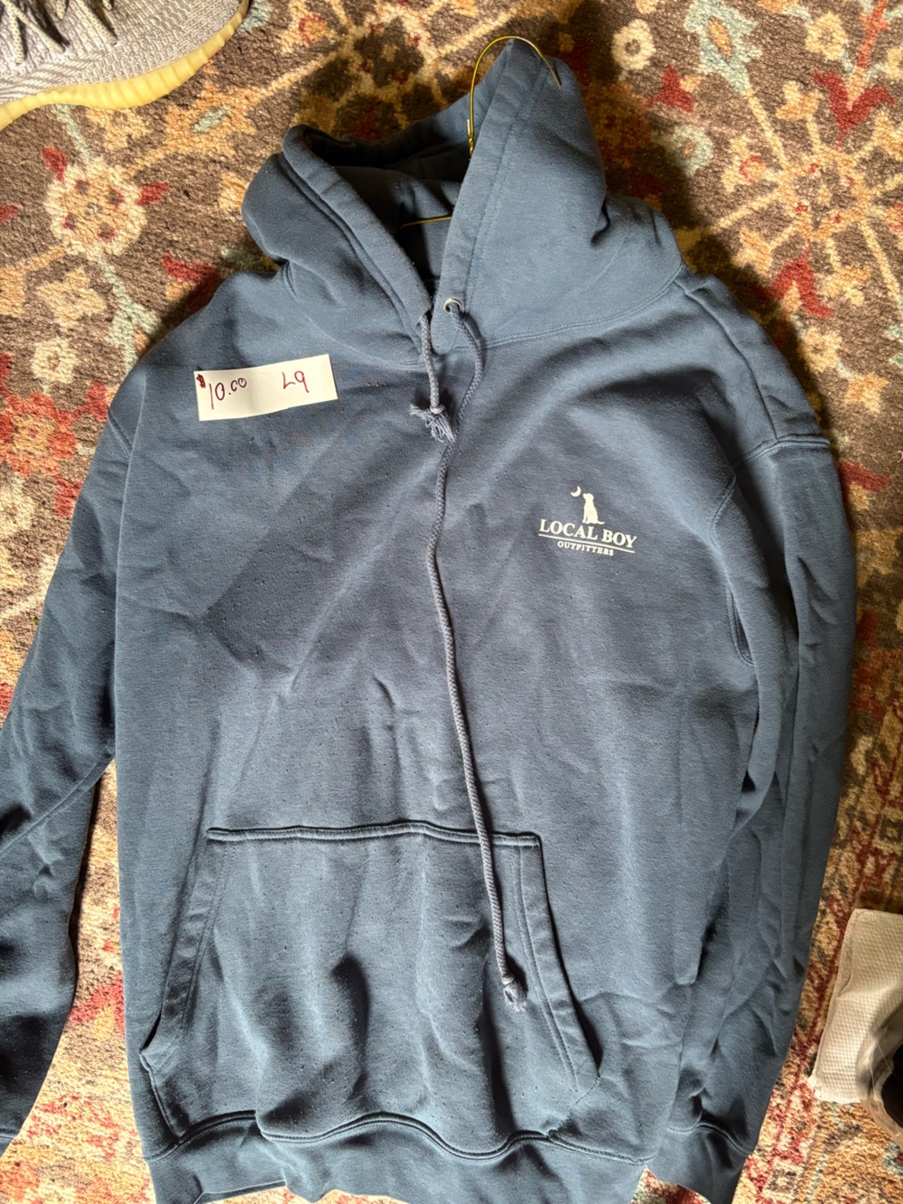 Local boy outfitters Men's Hooded Sweatshirt – Slate Blue